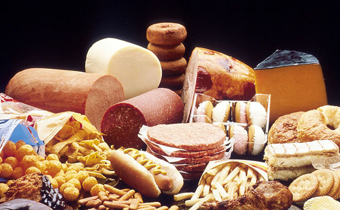 Thực phẩm chứa nhiều chất béo, đường